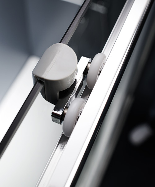 Συρόμενη Πόρτα Ντουζιέρας Starlet 130 Stripes Chrome